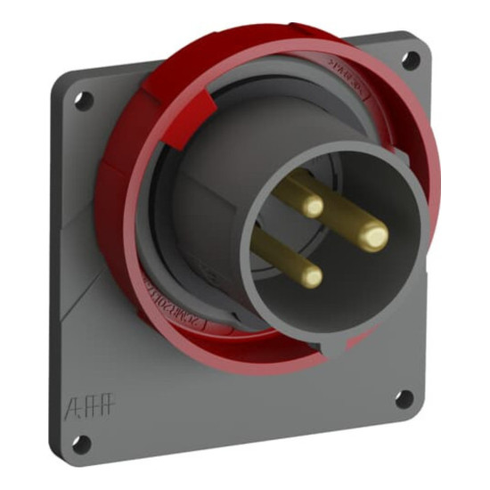 2CMA101260R1000 Вилка с прямым фланцем Easy&Safe 216EBU9W,16A,2P+E,IP67,9ч