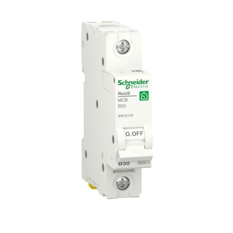 Автоматический выключатель Schneider Electric 1п B 50А Resi9 6000А  R9F02150