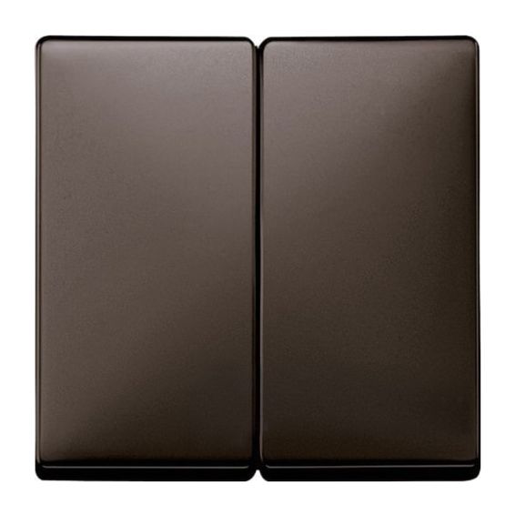 Клавиша двойная Schneider Electric MERTEN SYSTEM DESIGN, коричневый, MTN3400-4015