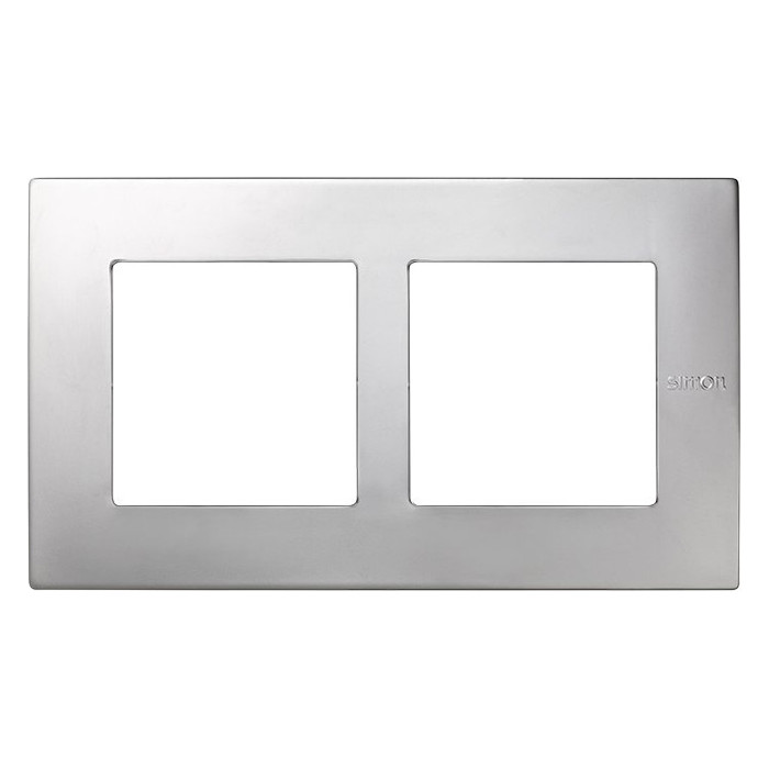 Рамка 2 поста Simon SIMON 27 SCUDO, алюминий, 2705620-033