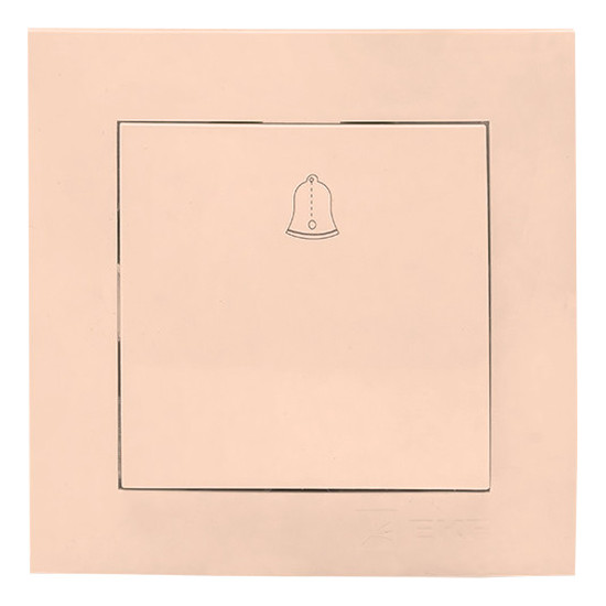 Кнопка звонка EKF ВАЛЕНСИЯ, кремовый, EWV10-026-20