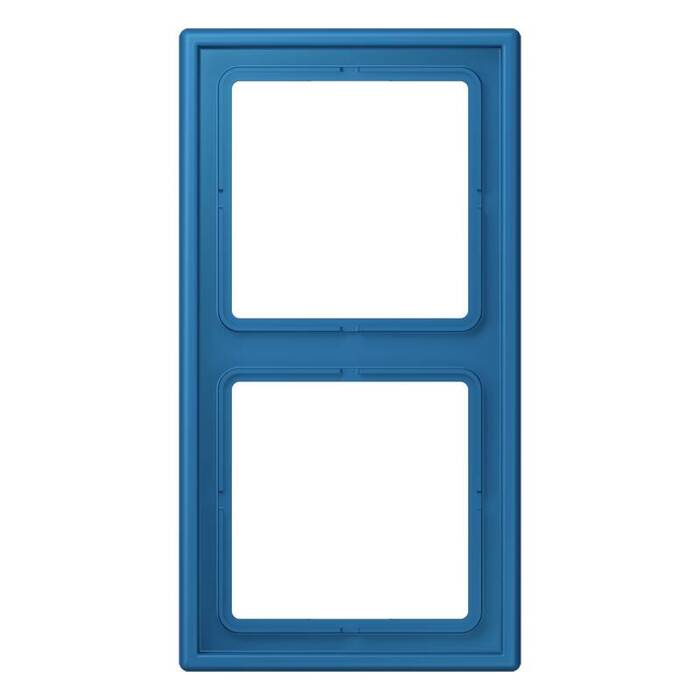 Рамка 2 поста Jung LS 990 LE CORBUSIER, bleu céruléen 31, LC98232030