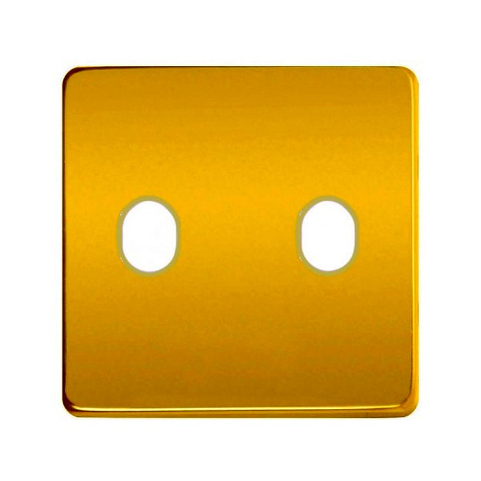 Накладка на тумблер FEDE, real gold//бежевый, FD04321OR-A