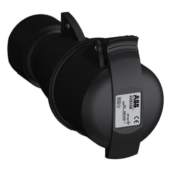 2CMA103592R1000 Розетка кабельная Easy<(>&<)>Safe 432EC6B,32А,3P+N+E,IP44,6ч, черн