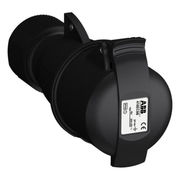 2CMA103595R1000 Розетка кабельная Easy&Safe 416EC9B,16А,3P+N+E,IP44,9ч,черн