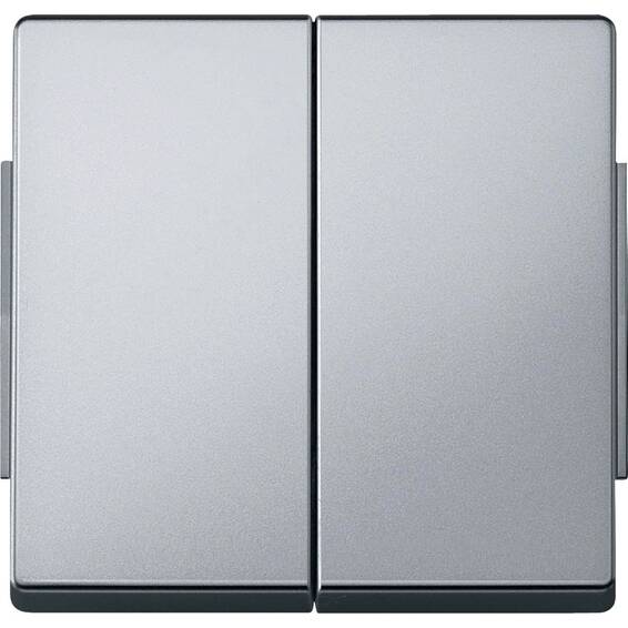 Клавиша двойная Schneider Electric MERTEN AQUADESIGN IP44, алюминий, MTN343560