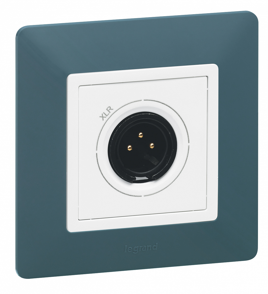 Legrand Valena LIFE Бел Аудиорозетка с 3-контактным гнездом XLR (с лицевой панелью)